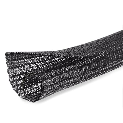 Moxita 10ft 1/2 inch black cable sleeve