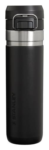STANLEY Quick Flip GO Bottle Black 2.0 front view