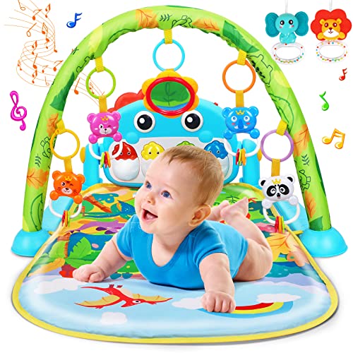 UMIKU Dinosaur Baby Gym Play Mat D0923 overview