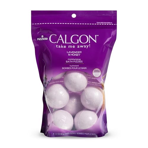 Calgon Lavender & Honey Bath Fizzies packaging