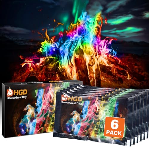 HGD 6 Pack Magic Campfire Fire Color Changing Packets