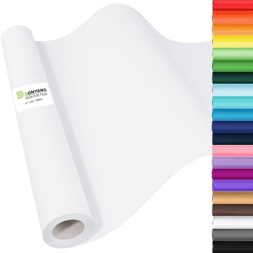 Donyang white kraft paper roll front view