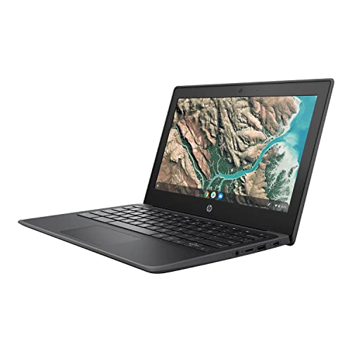 Top view of black HP Chromebook 11 G8
