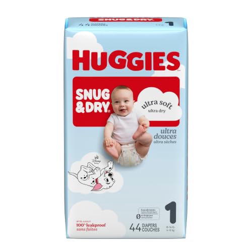 Huggies Snug & Dry Size 1 front view