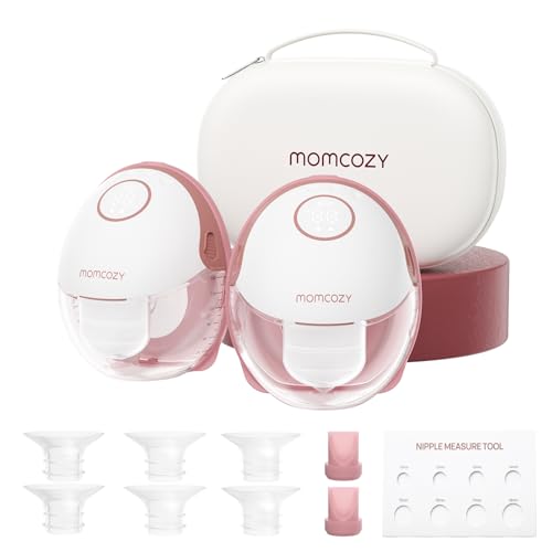 Momcozy M6 24mm Cozy Red wearable pump