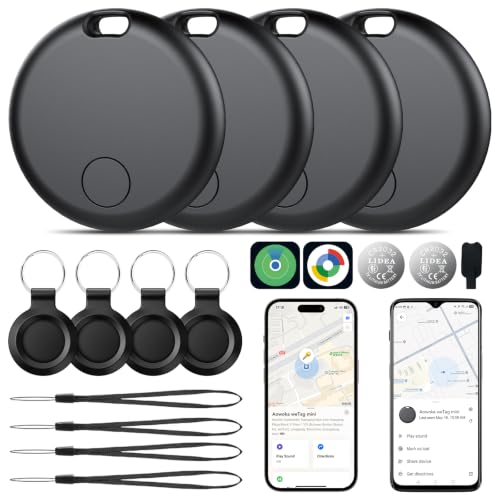 aowoka 2026 Upgrade Dual System Air Tracker 4 Pack