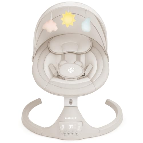 Jool Baby Nova Baby Swing Oatmeal front view