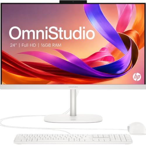 Front view of HP OmniStudio 24-inch desktop