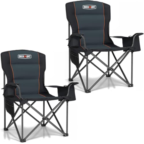 Overmont Oversized Camping Chair with cooler bag