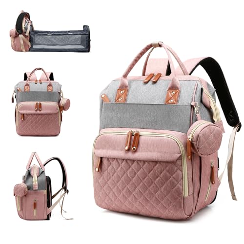 Lamroro 3 in 1 diaper bag with changing station