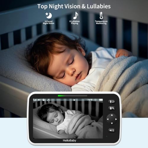 Portable HelloBaby monitor and camera set