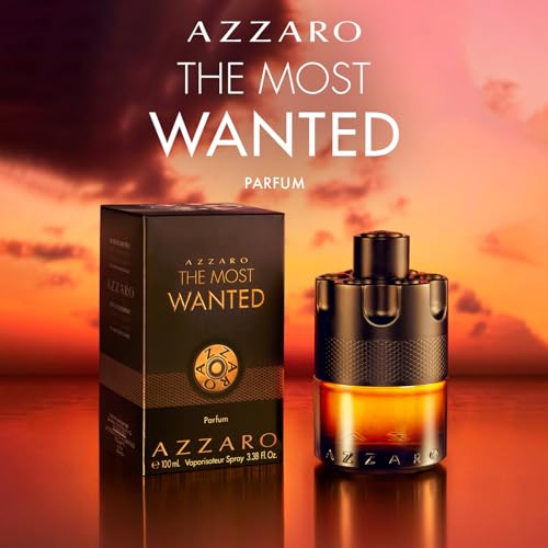 Side profile of The Most Wanted Parfum barrel bottle