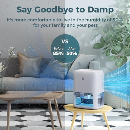 BREEZOME small dehumidifier water tank