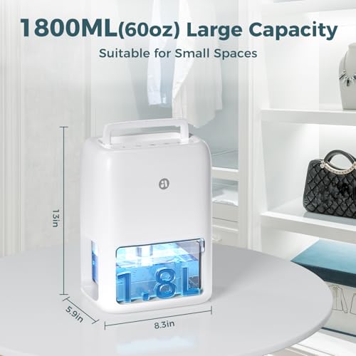 BREEZOME portable dehumidifier in room