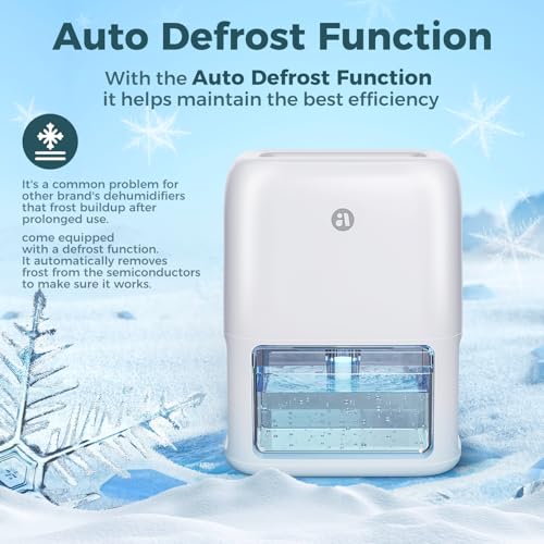BREEZOME compact dehumidifier side profile