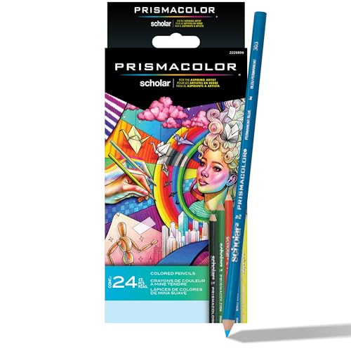 Prismacolor Scholar 24 count pencil box front