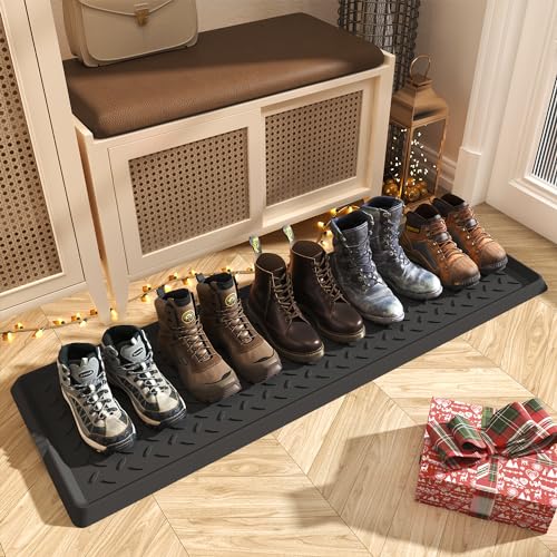 SUPENUIN 48 inch extra large boot tray in twill
