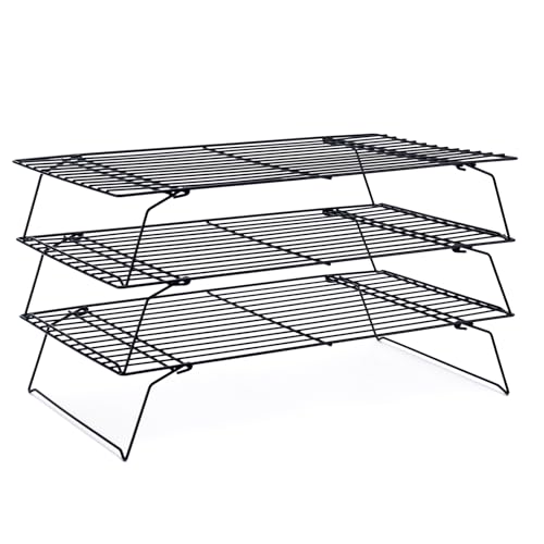 BRIOUT 3-Tier cooling rack stacked in black