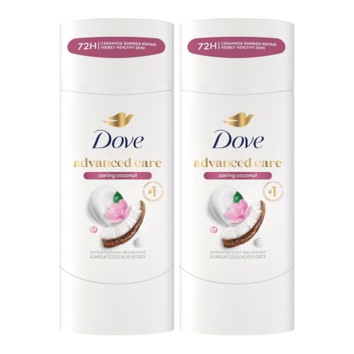 Dove Advanced Care Caring Coconut 2 pack front view
