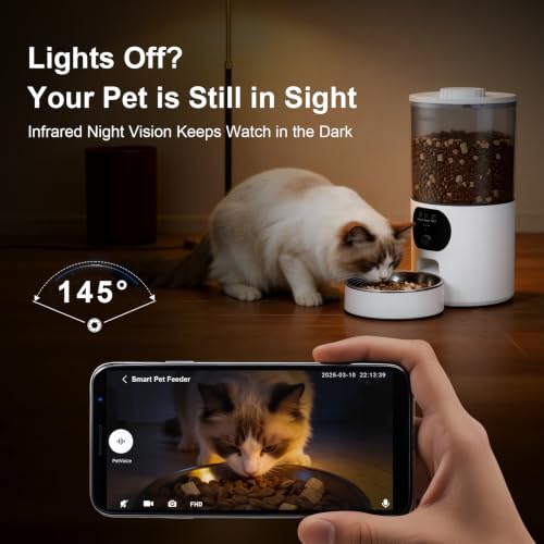 Minikey white cat feeder interior tank