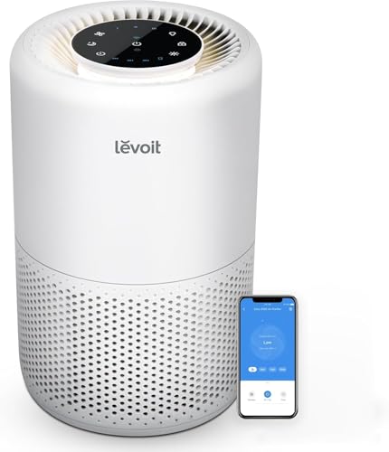 Levoit Core 200S Cream White air purifier front view