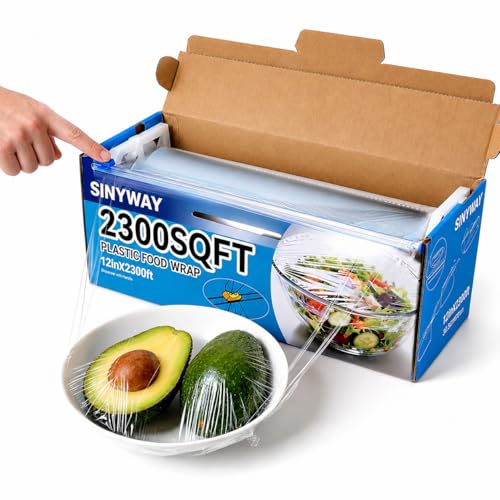 SINYWAY plastic wrap roll with dispenser box