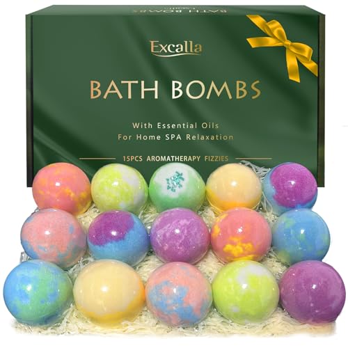 Excalla 15 Pcs bath bomb gift set in box