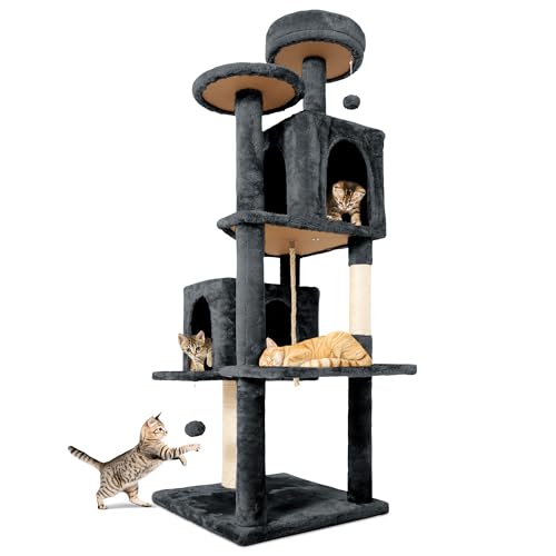 TSCOMON 58.5inch cat tree tower full view