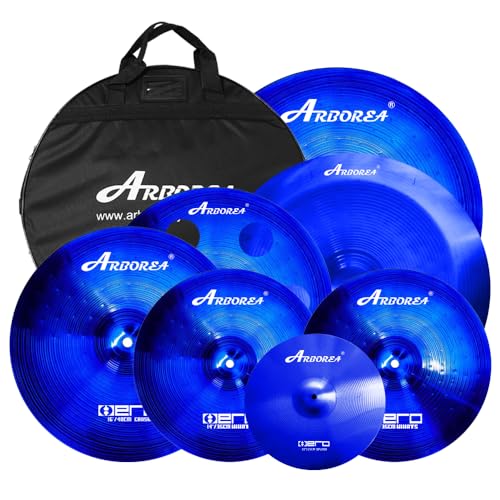 Arborea Cymbal Pack for Drum 7 pcs Blue Hero Series main view
