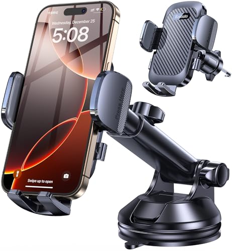 Romuto XP24 dark black car phone mount unit