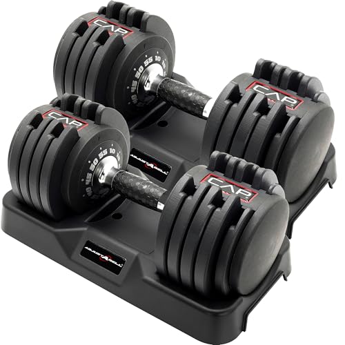 CAP ADJUSTABELL 55 lb adjustable dumbbell set