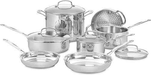 Cuisinart 11-Piece Stainless Steel Cookware Set collection
