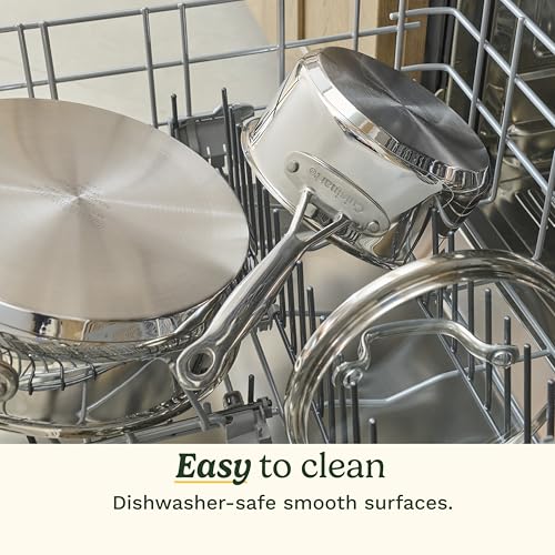 Close up of Cuisinart aluminum encapsulated base