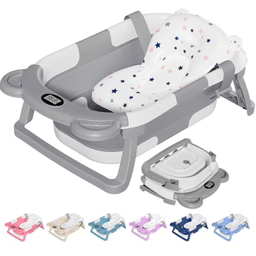 TPN Collapsible Baby Bathtub grey view