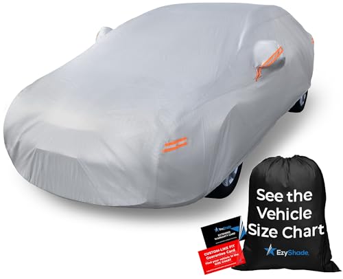 EzyShade A4 waterproof car cover side view
