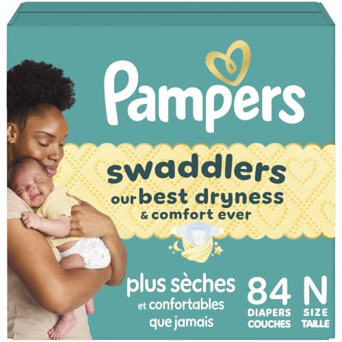 Pampers Swaddlers Newborn Diapers packaging