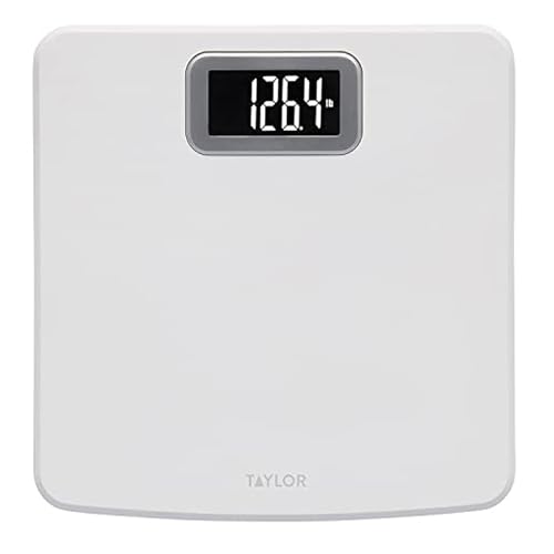 Taylor 73794012 digital body scale in white