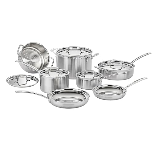 Cuisinart 12-Piece Stainless Steel Cookware Set