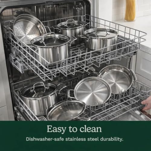 Cuisinart stainless steel saucepans with lids