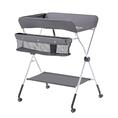 VEVOR baby changing table in dark gray