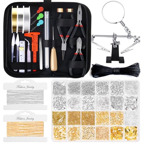 Shynek 1857 Pcs Jewelry Making Supplies Kit set