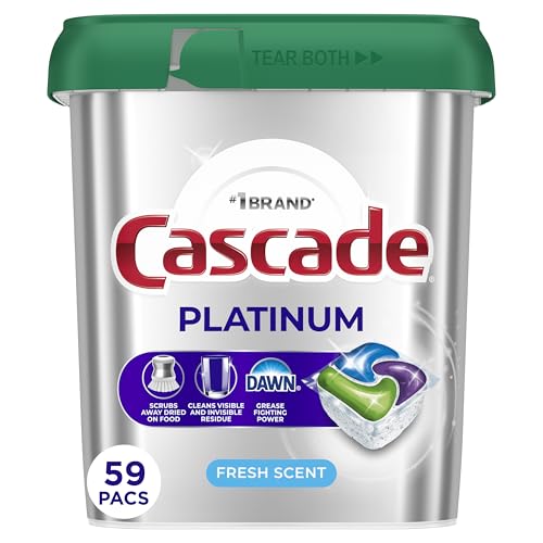 Cascade Platinum Dishwasher Pods front packaging