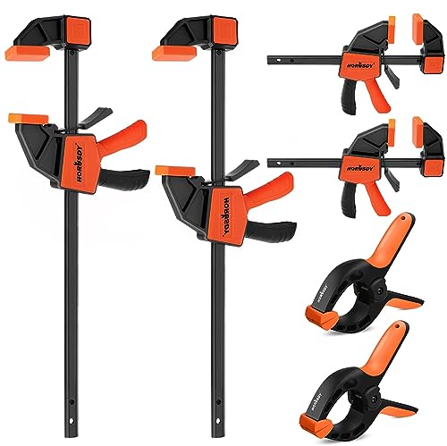 HORUSDY 6-pack wood clamp set