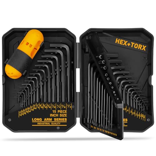 ELEAD 41-piece hex and Torx key set in storage case