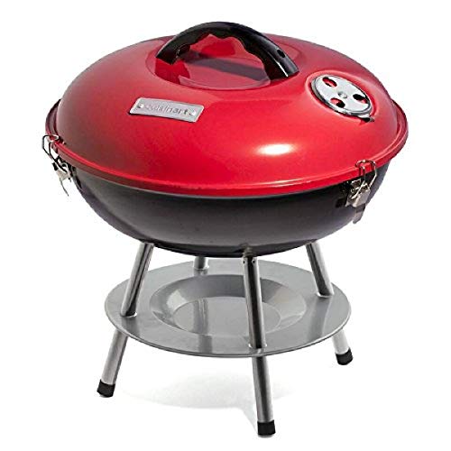 Cuisinart 14-inch red portable charcoal grill