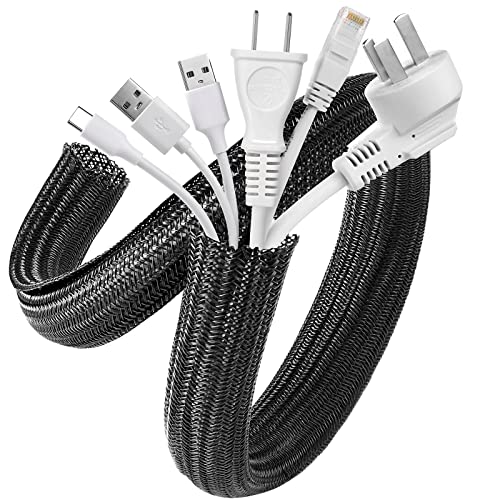 AGPTEK Cable Management Sleeve 10ft bundle