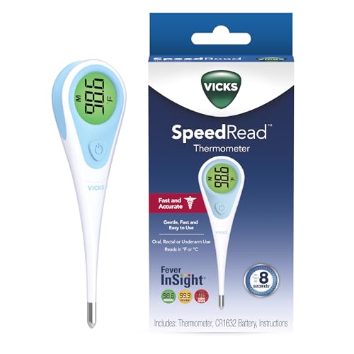 Vicks SpeedRead digital thermometer front view