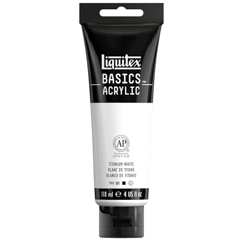 Liquitex BASICS Acrylic Paint Titanium White tube