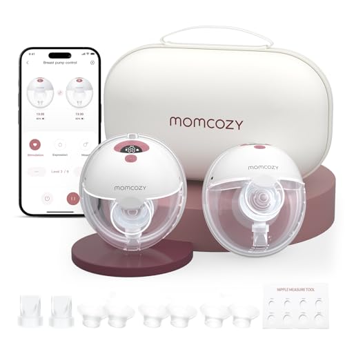 Momcozy M5 wearable pump front view