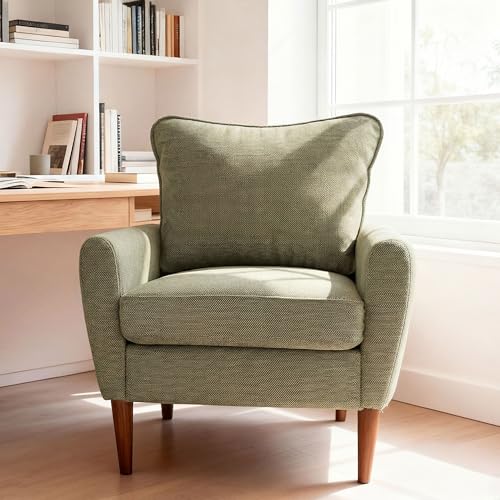 OLIXIS Comfy Accent Chair in light green